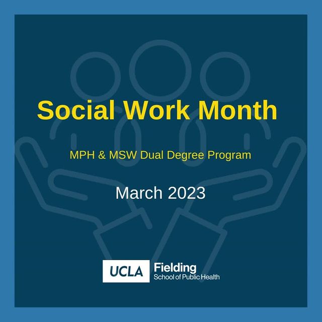 Did you know UCLA Fielding and @UCLALuskin offer a dual degree program for students interested in pursuing a Master of Public Health and a Master of S...